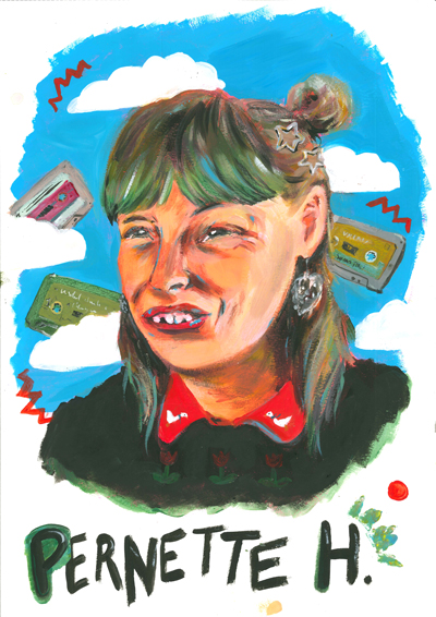 Portrait de Pernette Houdayer par Ambre Ménard, ©2025.