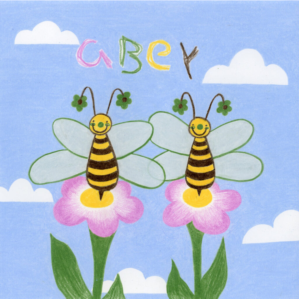 Visuel pour 'Abey', chanson de Paul Emploi et ses ami.e.s, 2023.