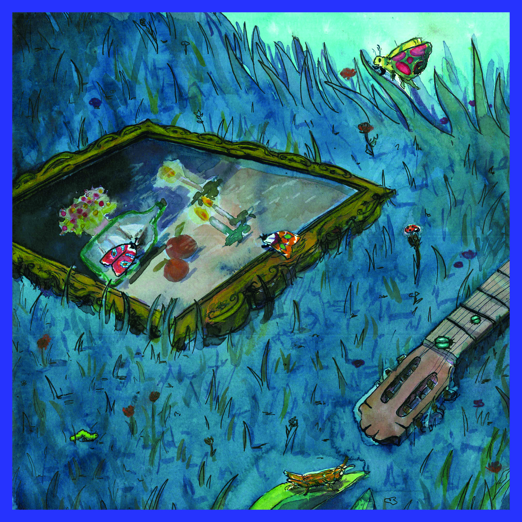 Interprétation en image de Listomania 4 par Ambre Ménard, ©2026.