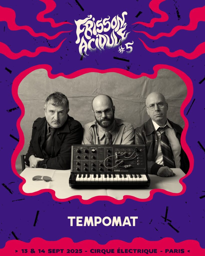 Affiche du festival Frisson Acidulé (Paris 2025). © photo Aude Laporte).